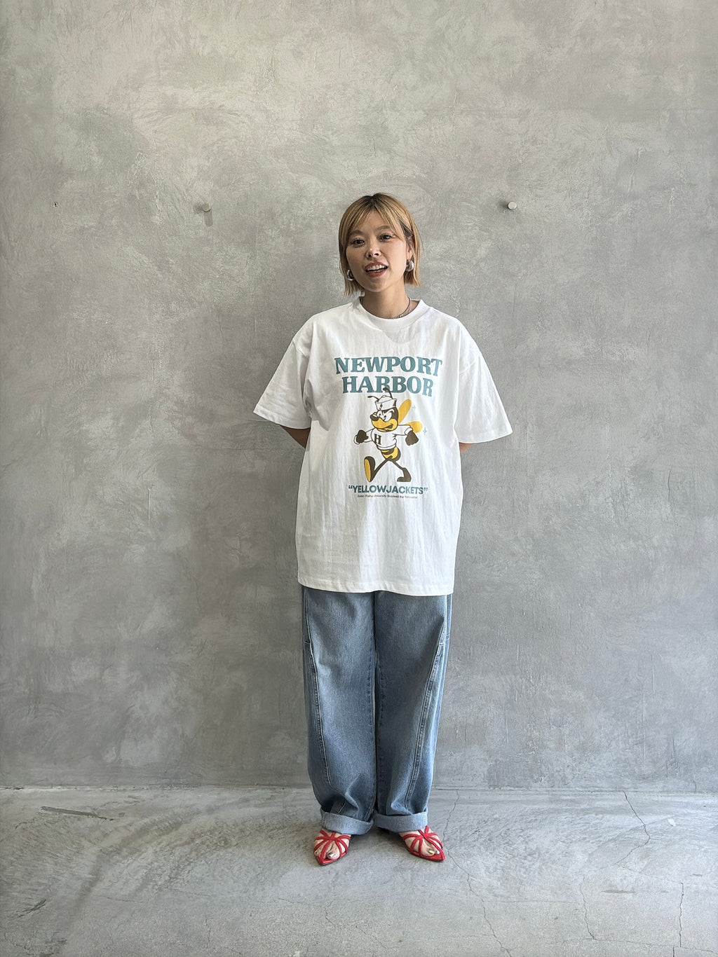 受付終了【予約販売】men'sサイズ／NEWPORT HARBOR Tシャツ／ING