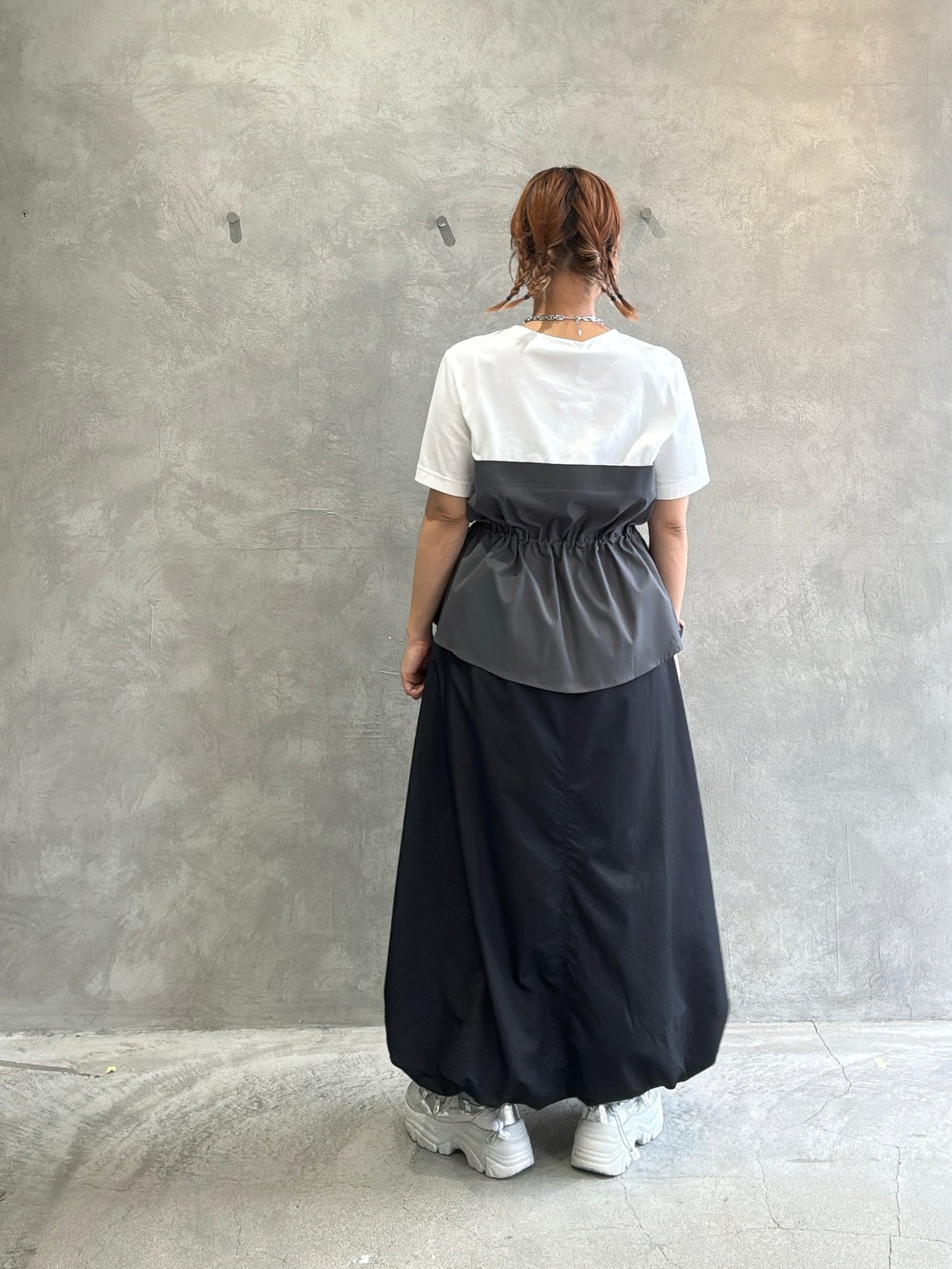 2wayナイロンバルーンスカート