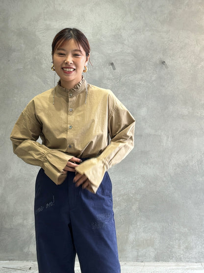 フリルシャツ／LE MÉLANGE