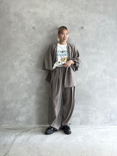 バルーンスリーブノーカラーJK／MG JK-26088-A／MARGAUX VINTAGE／2026 AW＃1