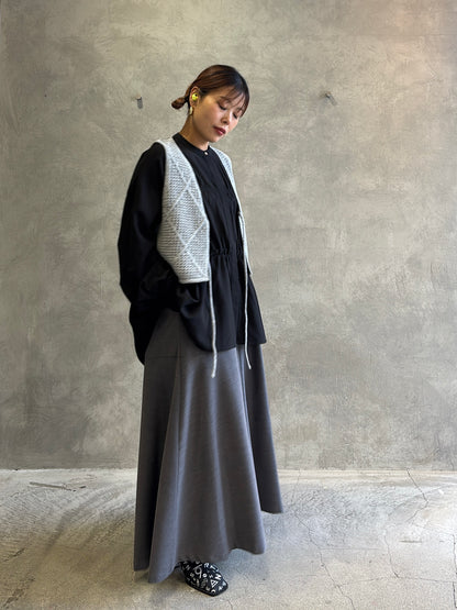 ラウンドヨークガウチョパンツ／CYAN tokyo