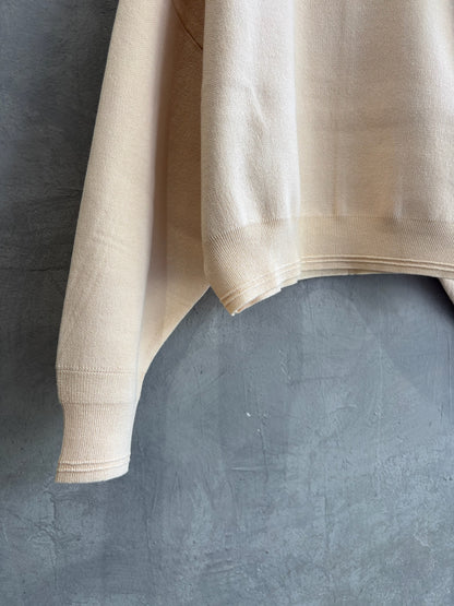 ショート丈ドルマンライクプルオーバーニット／LE MÉLANGE