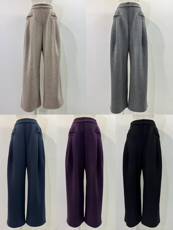 【予約⚡︎販売】スクエアポケットフリースワイドパンツ／604514／CYAN tokyo／2026 AW#1