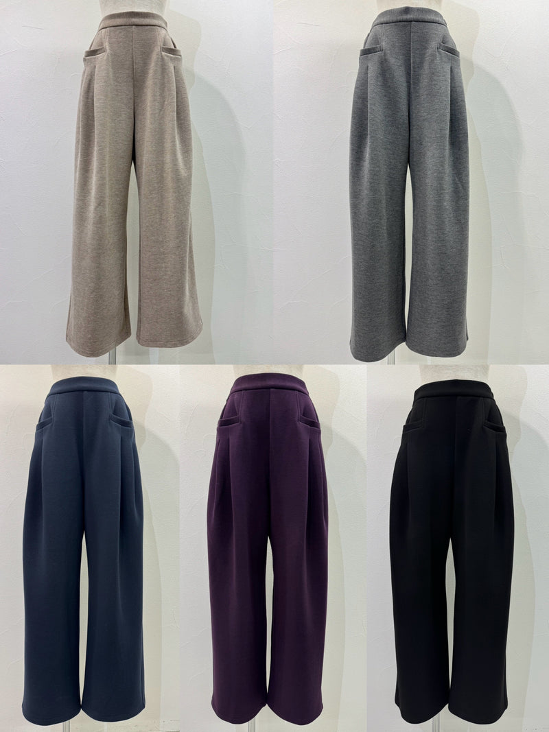 【予約⚡︎販売】スクエアポケットフリースワイドパンツ／604514／CYAN tokyo／2026 AW#1