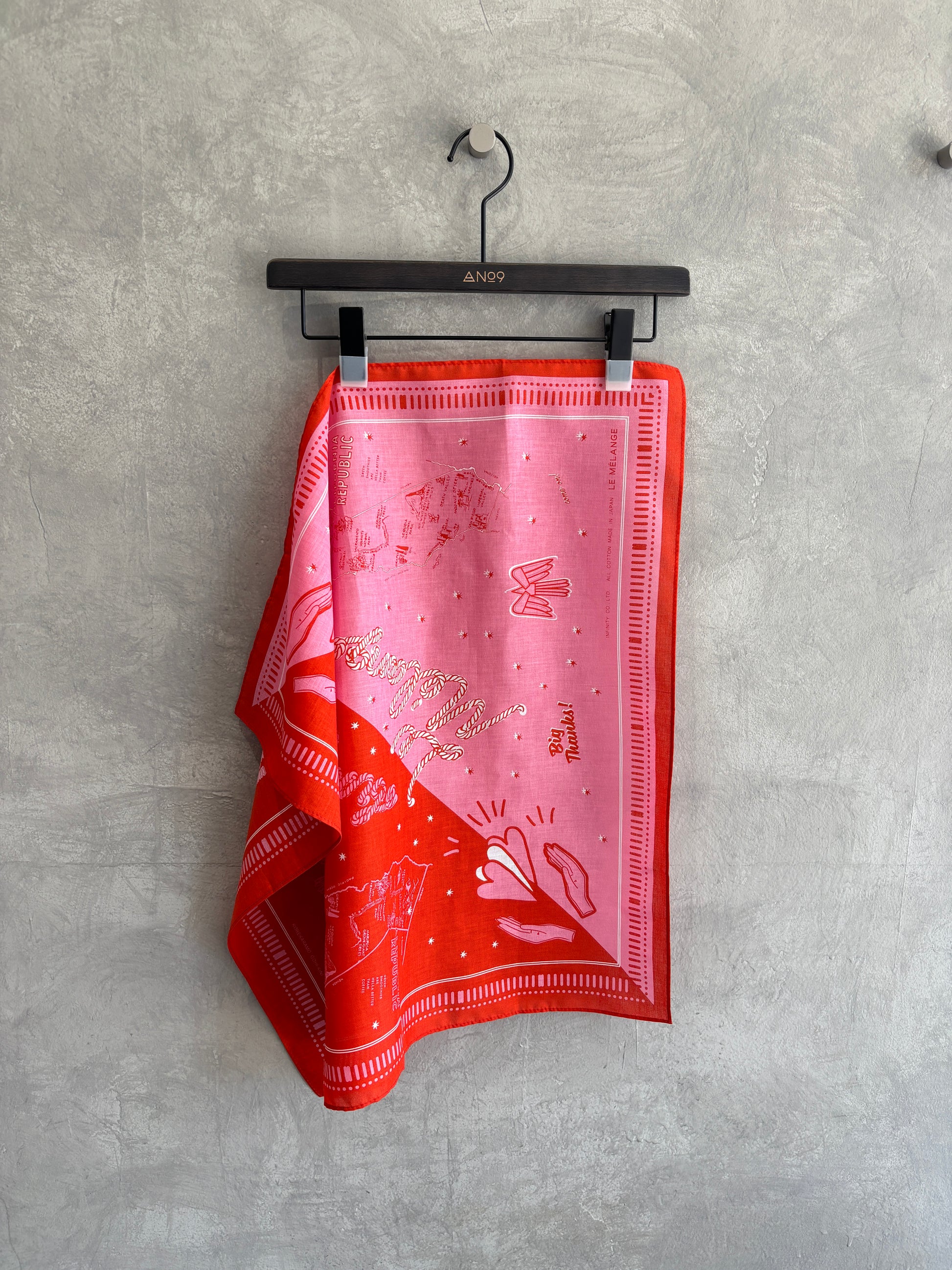 バイカラーバンダナ／8628001／LE MÉLANGE／2026 SS#2