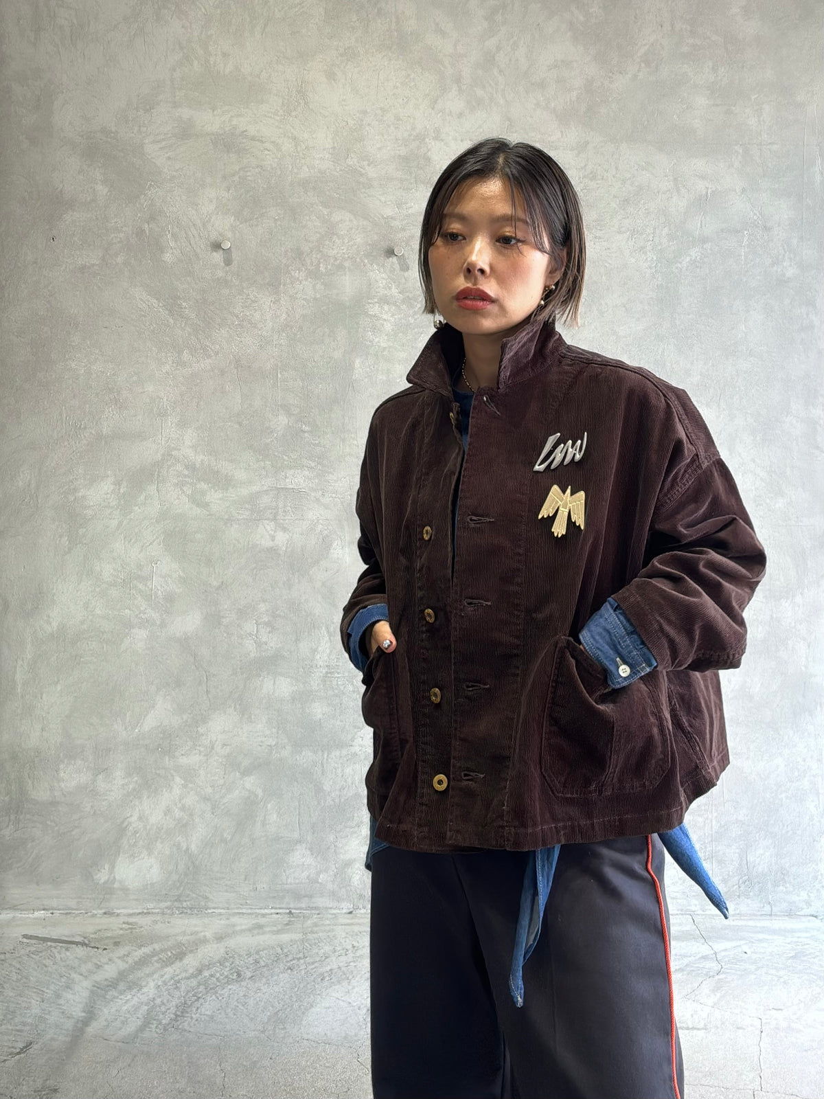 コットンコーデュロイカバーオール／#8643803／LE MÉLANGE／2026 AW #1