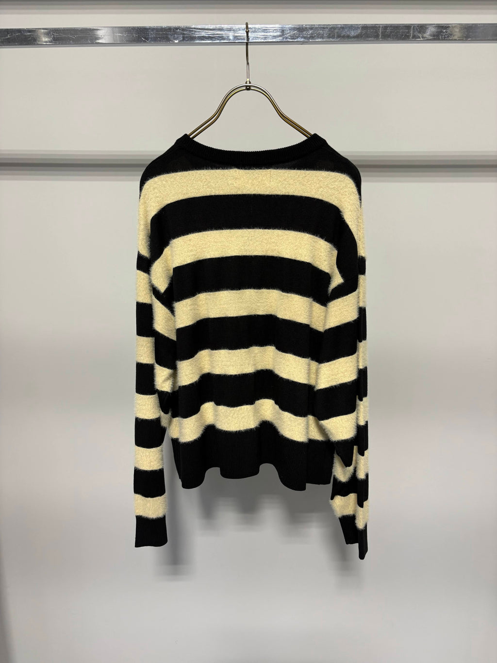 【予約⚡︎販売】異素材ボーダークルーカーディガン／MG KN-26121-A／MARGAUX VINTAGE／2026 AW＃2