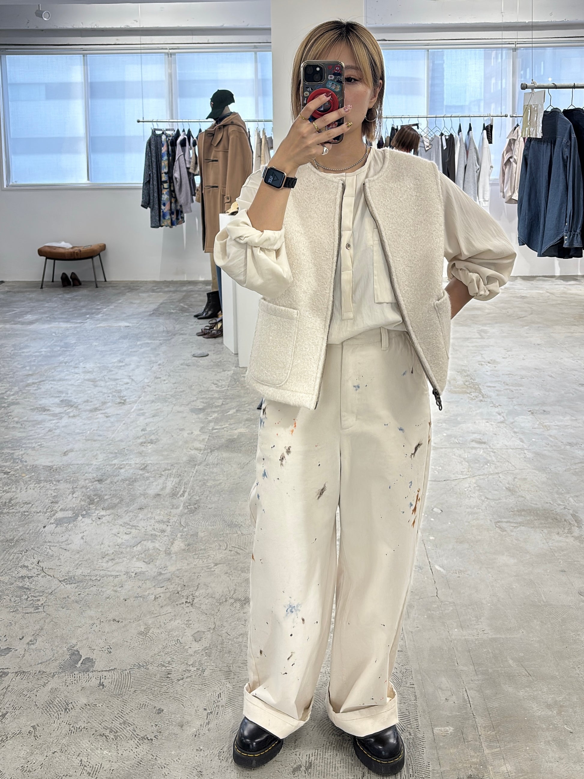 【予約⚡︎販売】ペイントチノパンツ／8653501／LE MÉLANGE／2026 AW #2