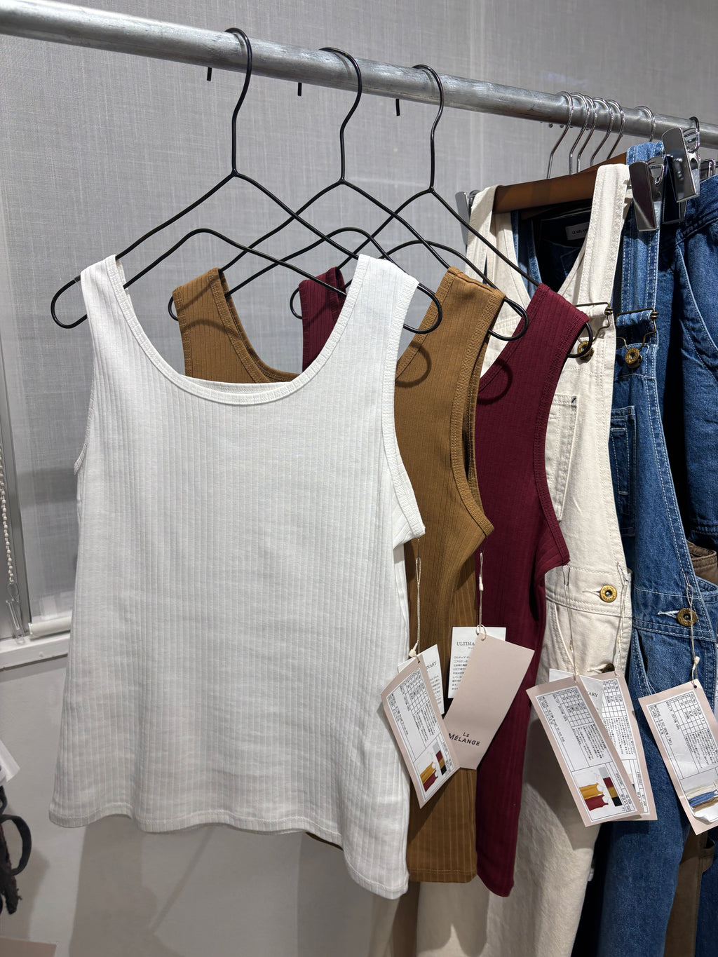 受付終了【予約販売】バックスクエアタンクトップ／8621001／LE MÉLANGE／2026 SS#2