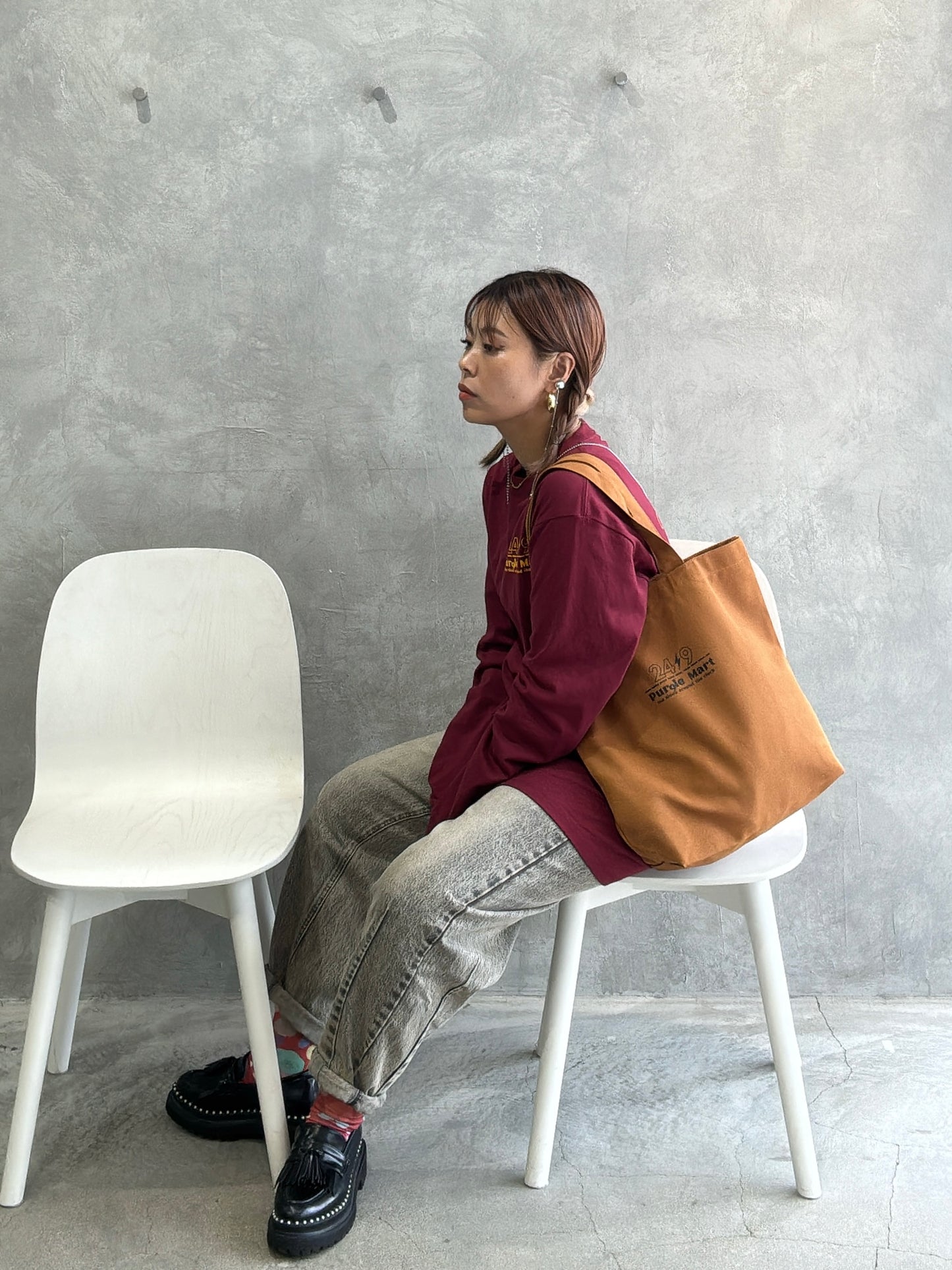 受付終了【予約販売】PURPLE MART⚡︎キャンバストートーバッグ／the Nines