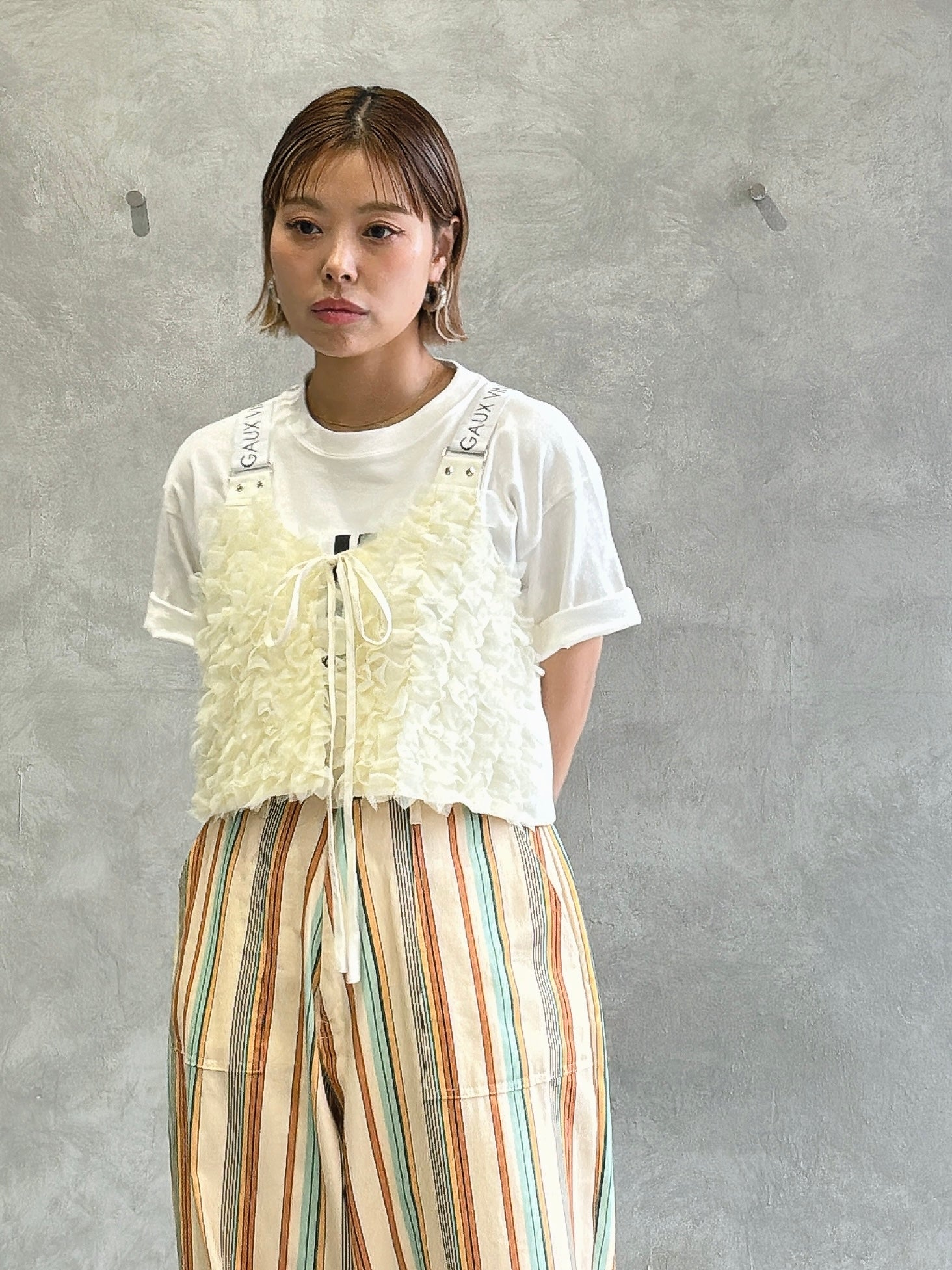 フリルショートビスチェ／AC-26060-S／MARGAUX VINTAGE／2026 SS#2