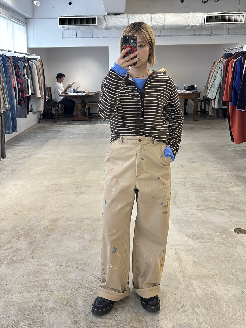 【予約⚡︎販売】ペイントチノパンツ／8653501／LE MÉLANGE／2026 AW #2