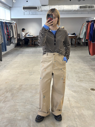 【予約⚡︎販売】ペイントチノパンツ／8653501／LE MÉLANGE／2026 AW #2