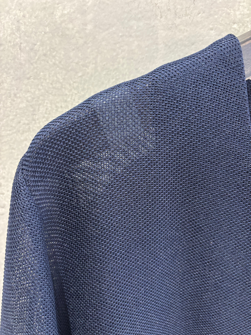 メッシュノーカラージャケット／Dignite collier