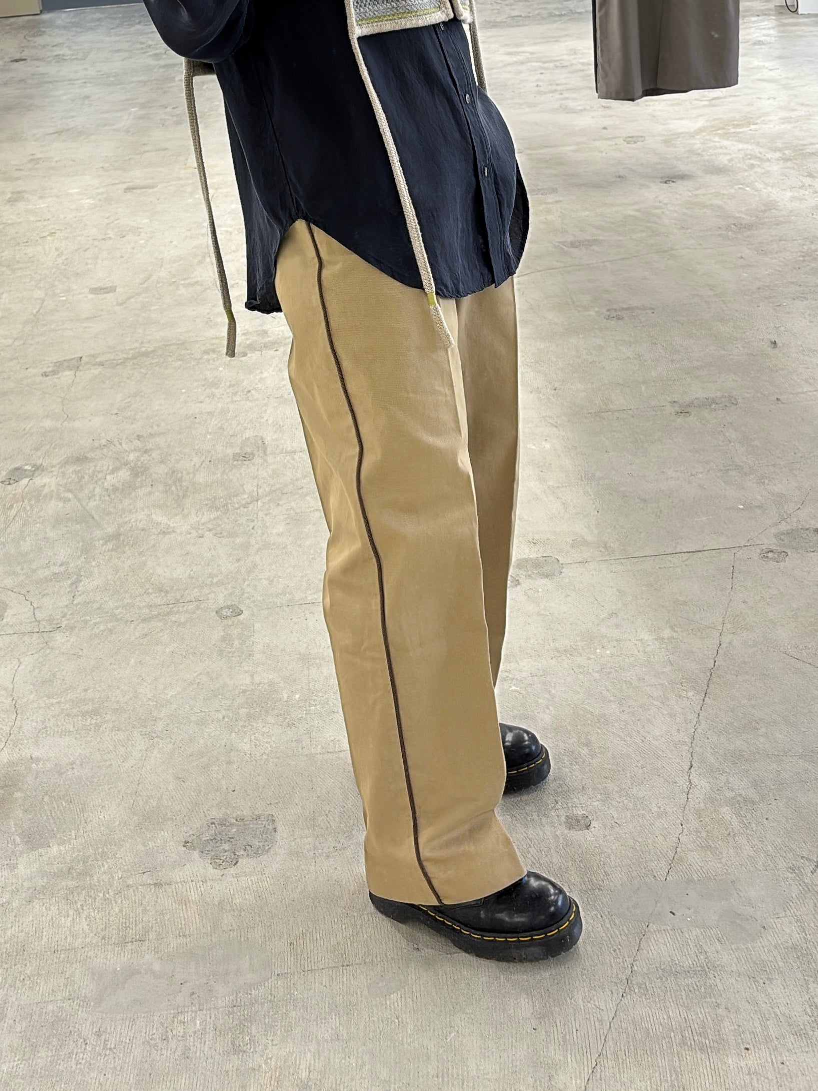 【予約⚡︎販売】ラインコットンツイルパンツ／#8643503／LE MÉLANGE／2026 AW #1