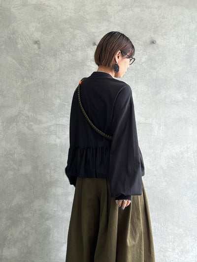 ギャザーバルーンシャツ／604489／CYAN tokyo／2026 AW#1
