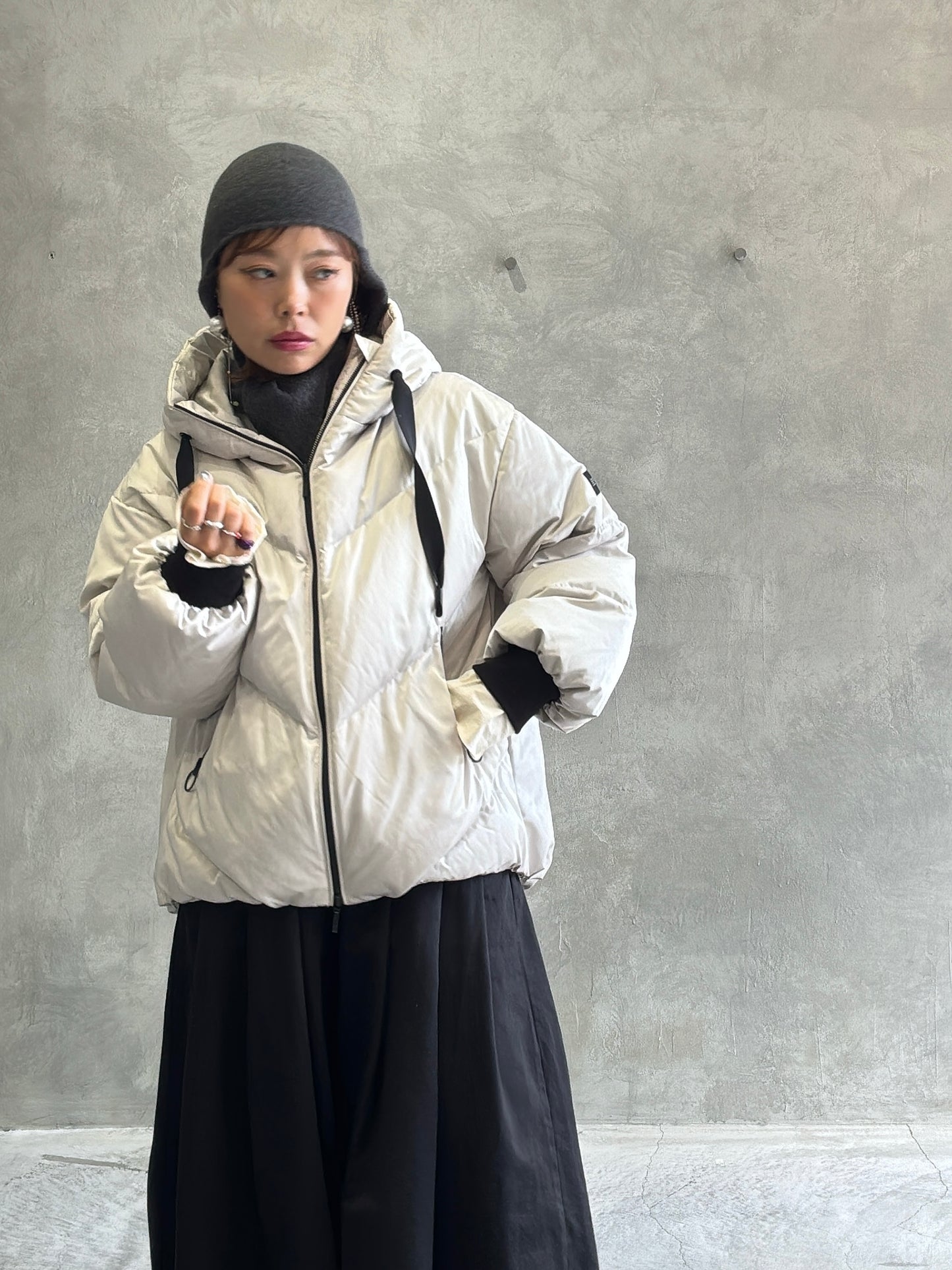 コクーンダウンジャケット／ayane