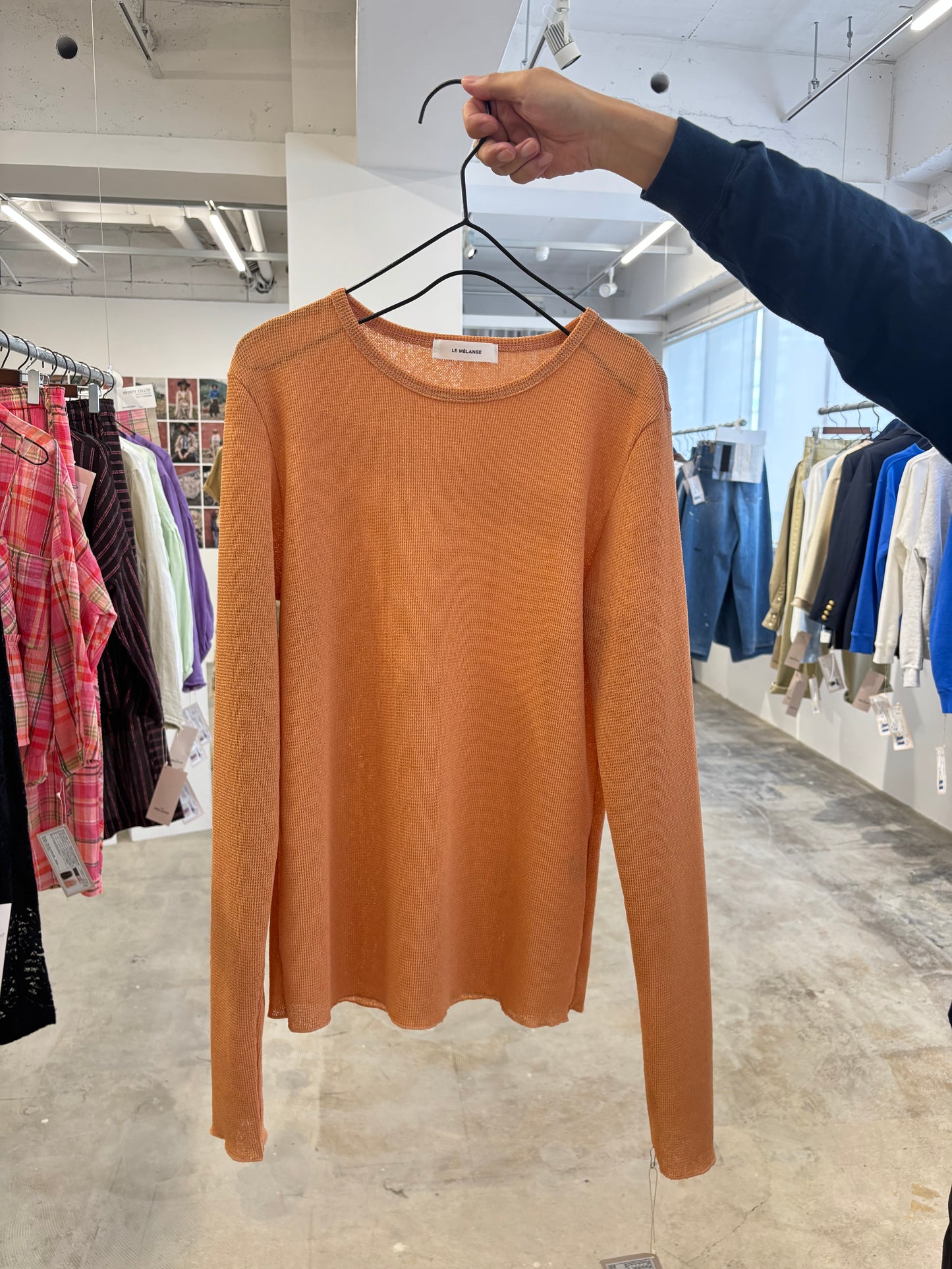 受付終了【予約販売】ボートネックカットソー／8611010／LE MÉLANGE