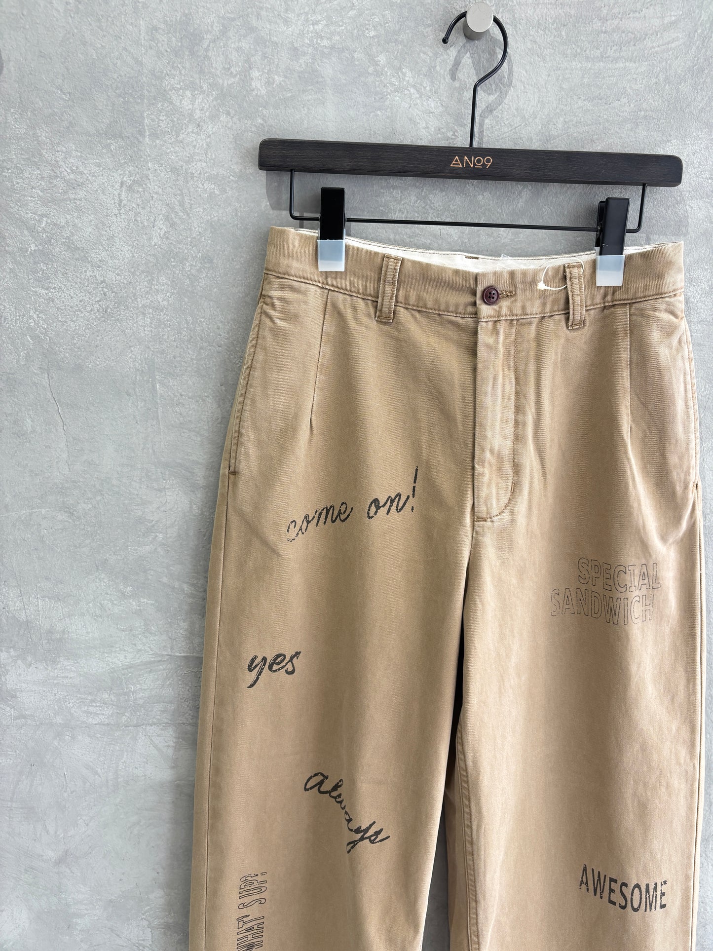 【再入荷】プリントチノパン／LE MÉLANGE