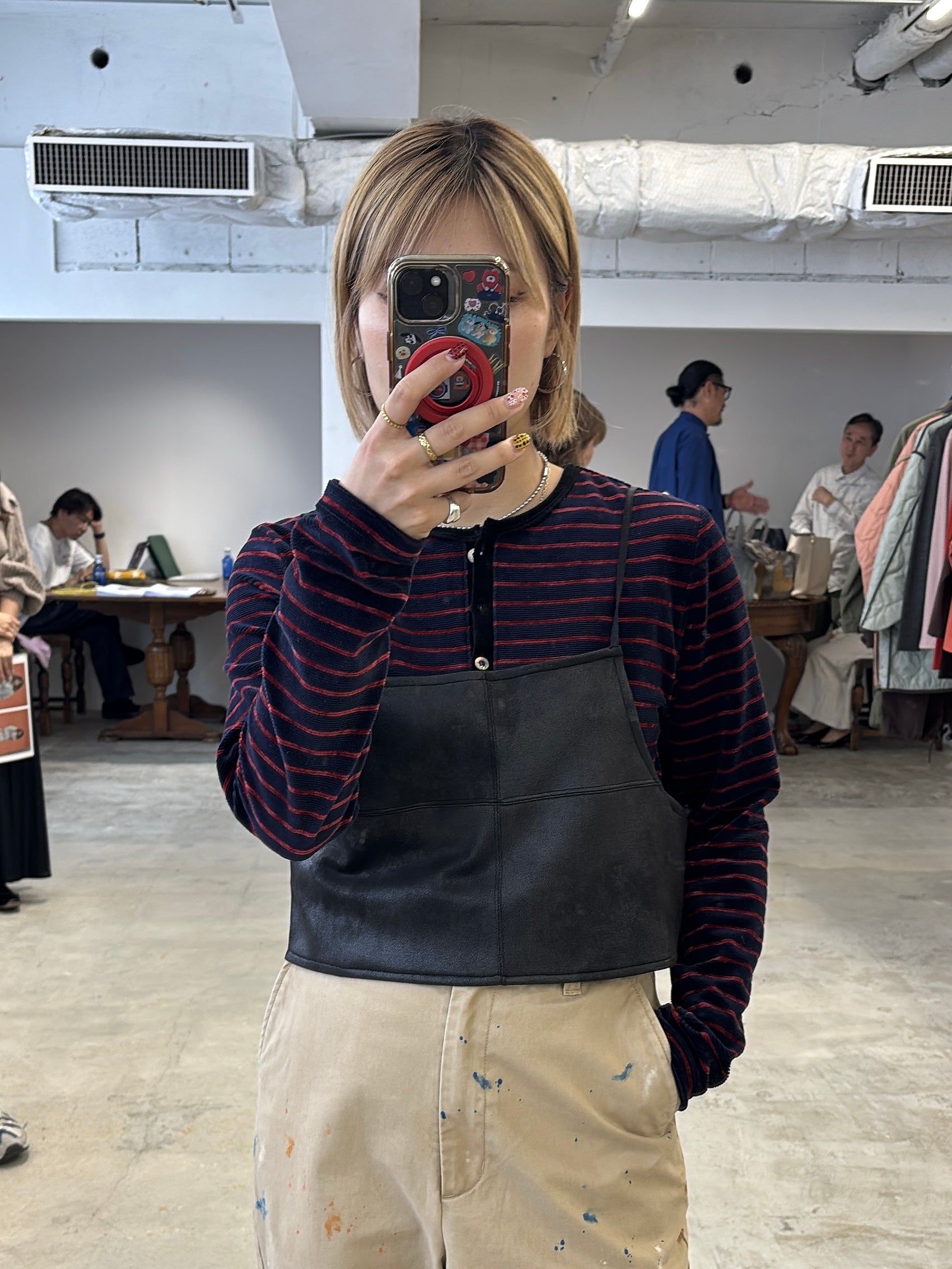 【予約⚡︎販売】モッチモチダンボール箔プリントビスチェ／8651702／LE MÉLANGE／2026 AW #2
