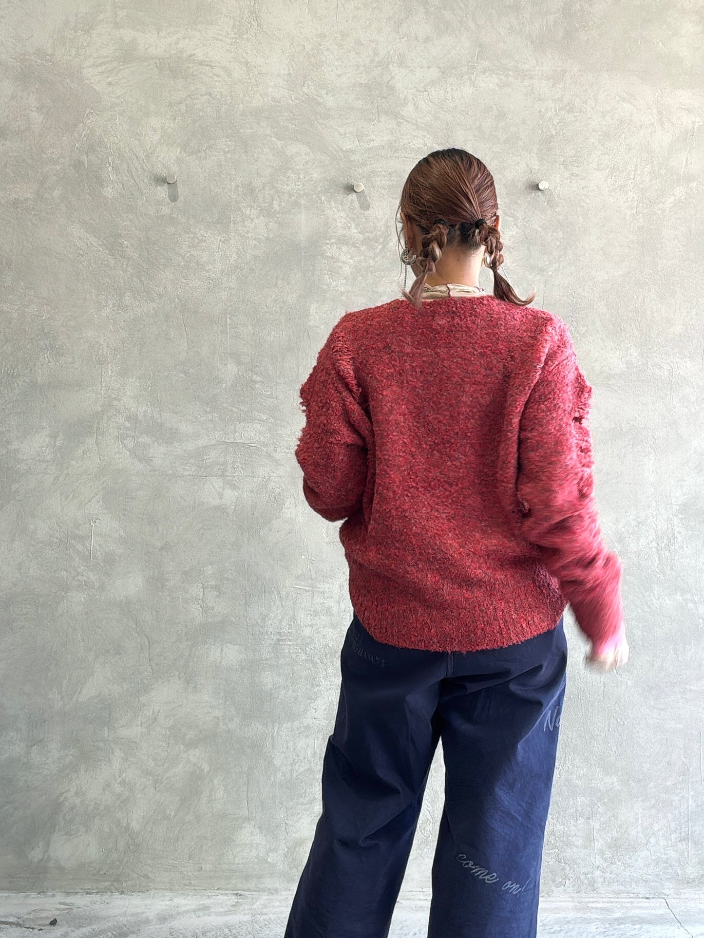 ループヤーンダメージニット／HCAE