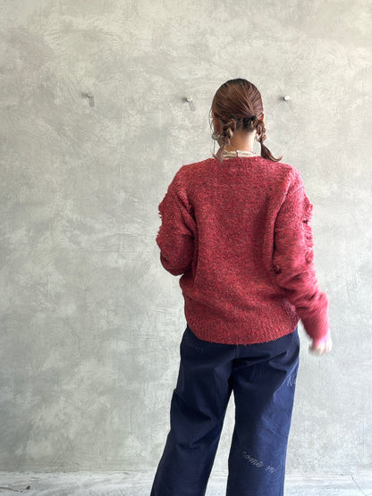 ループヤーンダメージニット／HCAE