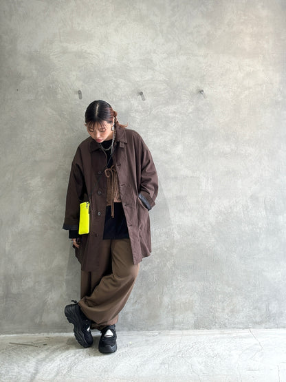 透かしアーガイルニットベスト／CYAN tokyo