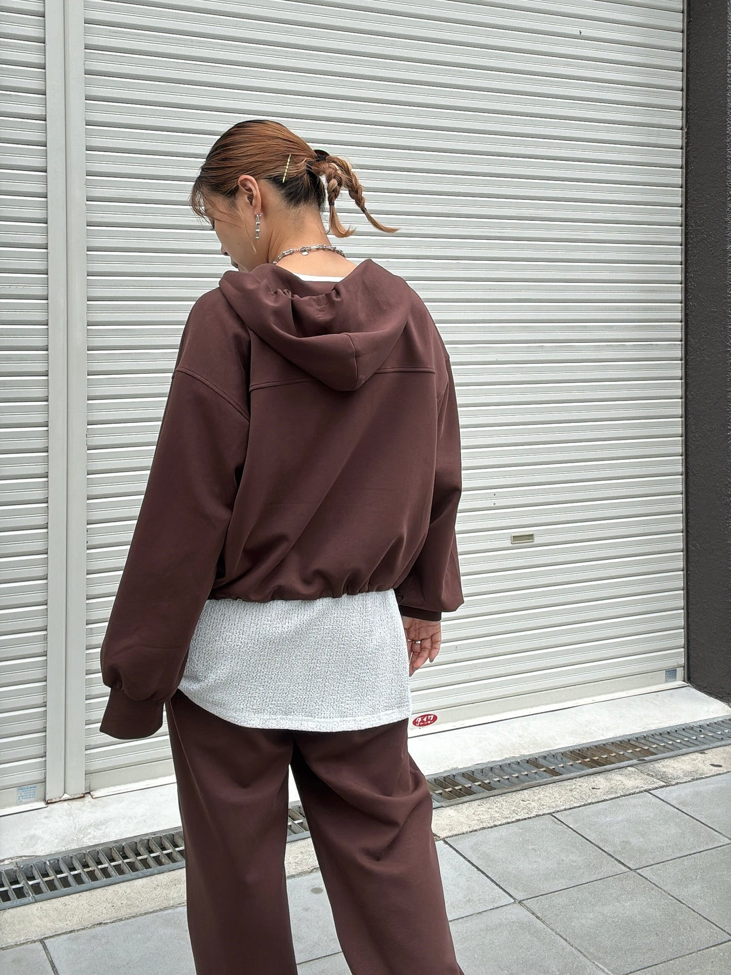 ジップアップパーカー／Anna Kerry