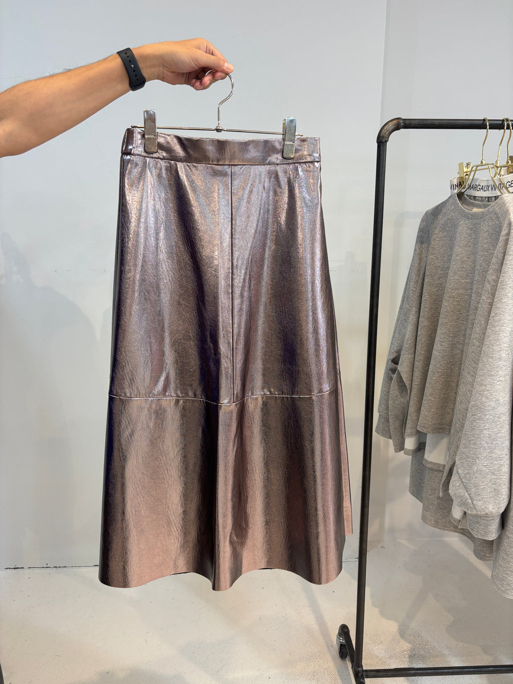 受付終了【予約⚡︎販売】メタリックスカート／MG SK-26124-A／MARGAUX VINTAGE／2026 AW＃2