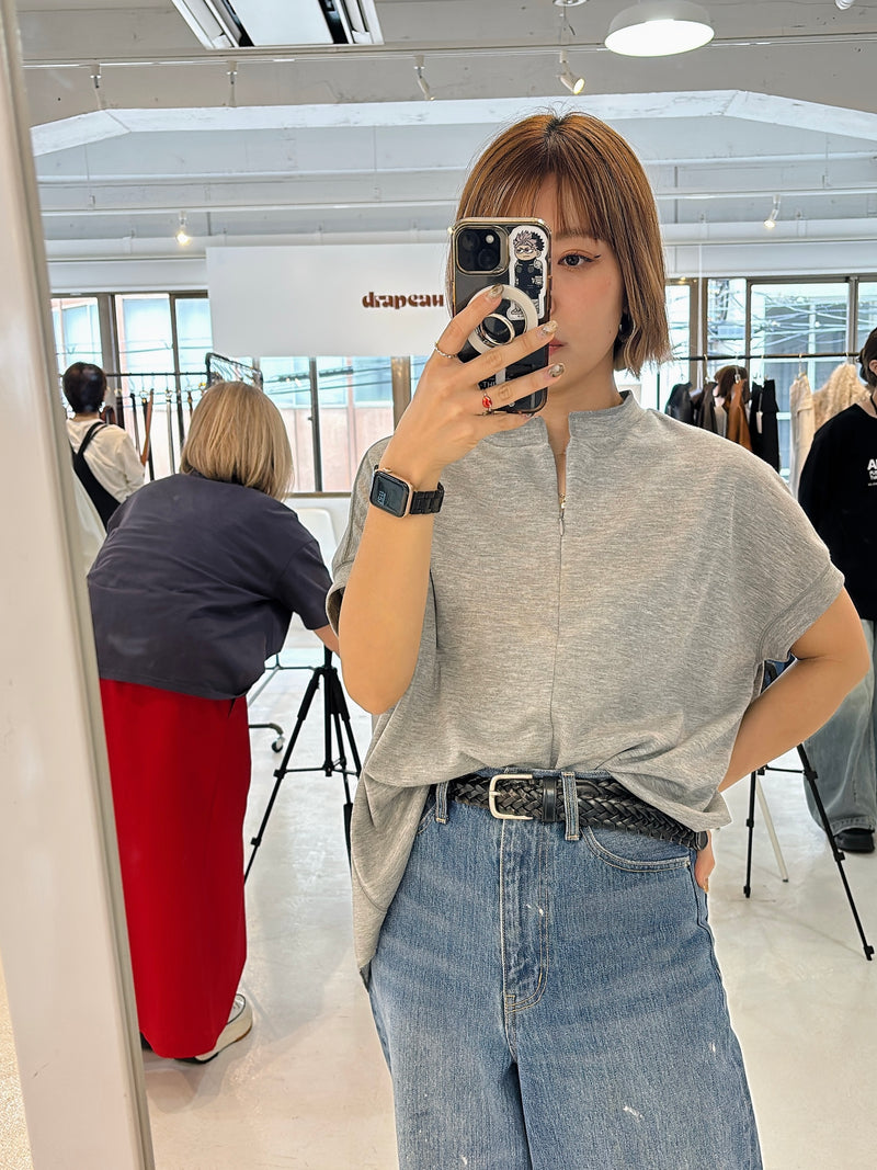 受付終了【予約⚡︎販売】フロントジップカットソー／MG CT-26104-A／MARGAUX VINTAGE／2026 AW＃1