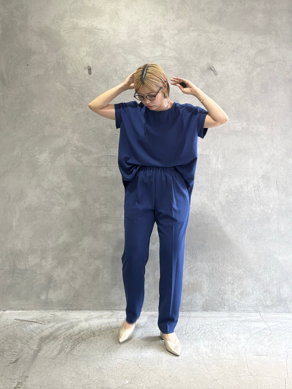 【定番】テーパードパンツ／”涼しい”シリーズ／Dignite collier