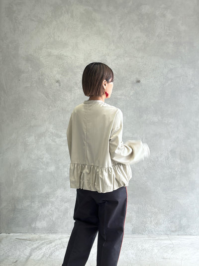 ギャザーバルーンシャツ／604489／CYAN tokyo／2026 AW#1