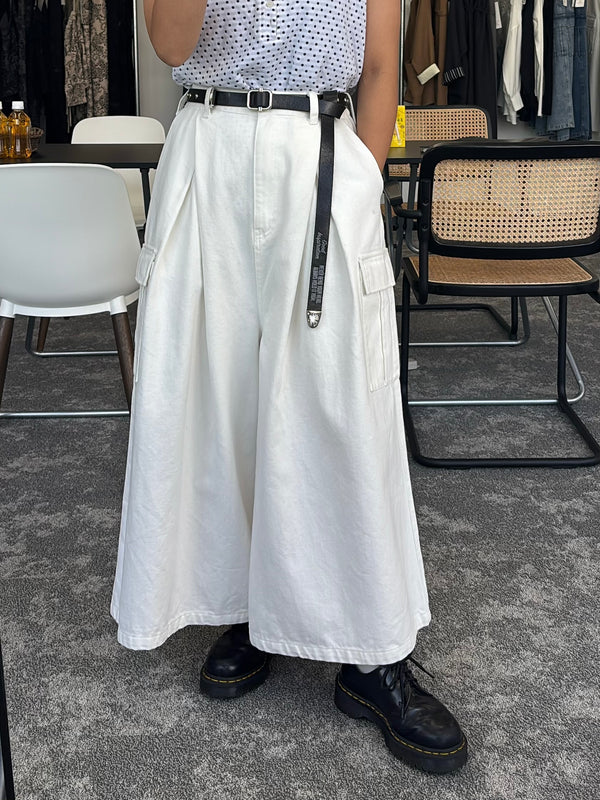 【予約⚡︎販売】デニムバギーガウチョパンツ／710571／CYAN TOKYO／2027SS #1