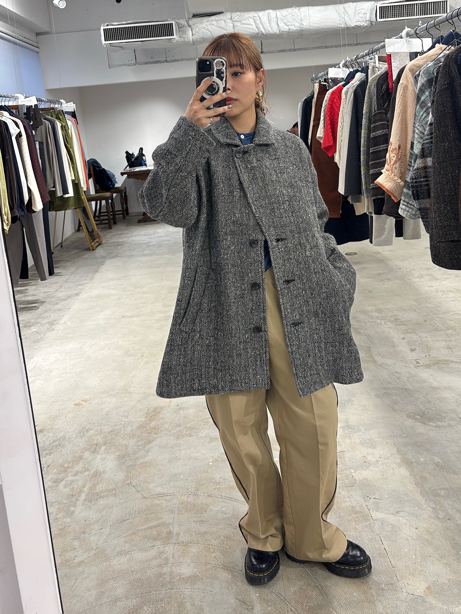 受付終了【予約⚡︎販売】ハーフ丈チェスターコート／#8643901／LE MÉLANGE／2026 AW #1