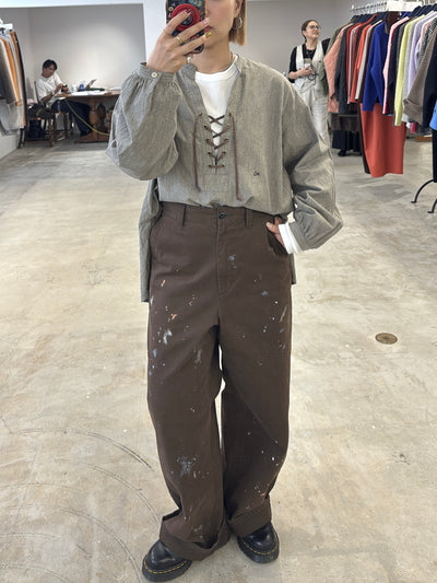受付終了【予約⚡︎販売】杢シャンブレープルオーバーシャツ／8653204／LE MÉLANGE／2026 AW #2