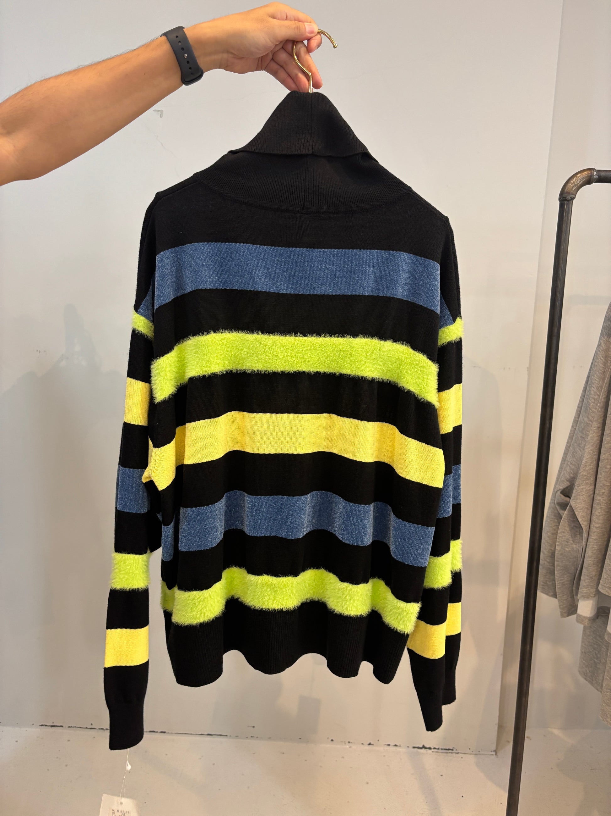【予約⚡︎販売】異素材ボーダータートルニット／MG KN-26120-A／MARGAUX VINTAGE／2026 AW＃2