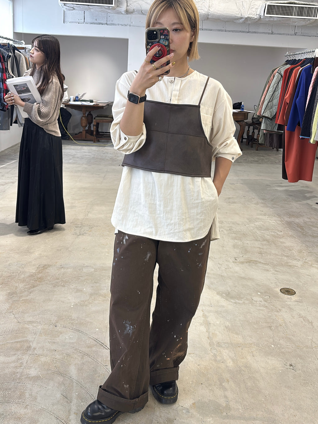 受付終了【予約⚡︎販売】モッチモチダンボール箔プリントビスチェ／8651702／LE MÉLANGE／2026 AW #2