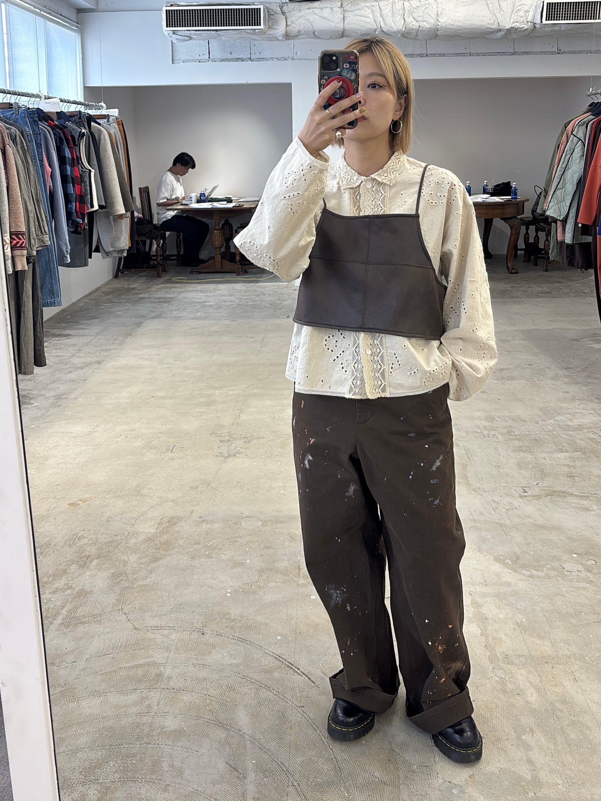 【予約⚡︎販売】カットワーク刺繍シャツ／8663201／LE MÉLANGE／2026 AW #2