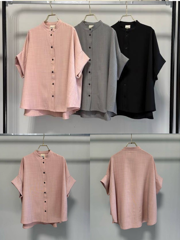 【予約⚡︎販売】スタンドカラーブラウス／MG BL - 27017 - S／MARGAUX VINTAGE／2027 PRE SPRING COLLECTION