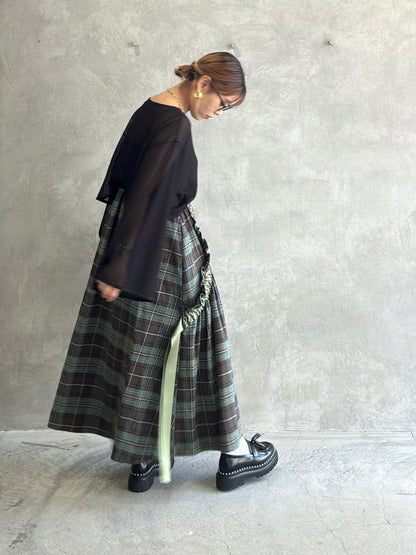 メッシュフレアプルオーバー／Anna Kerry