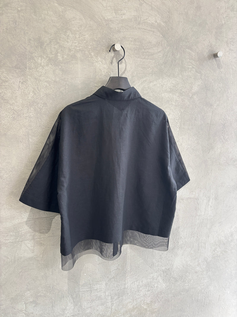 メッシュドッキングブラウス／MARECHAL TERRE