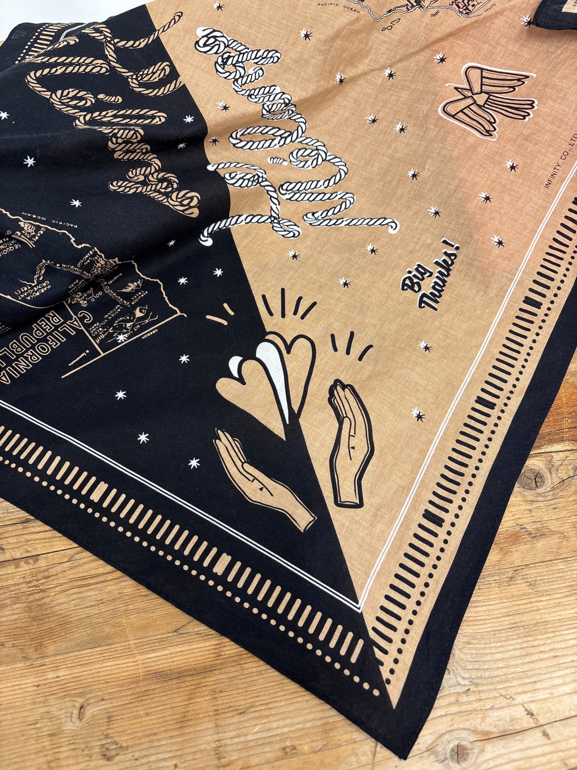 受付終了【予約販売】大判バンダナ／8628001／LE MÉLANGE／2026 SS#2