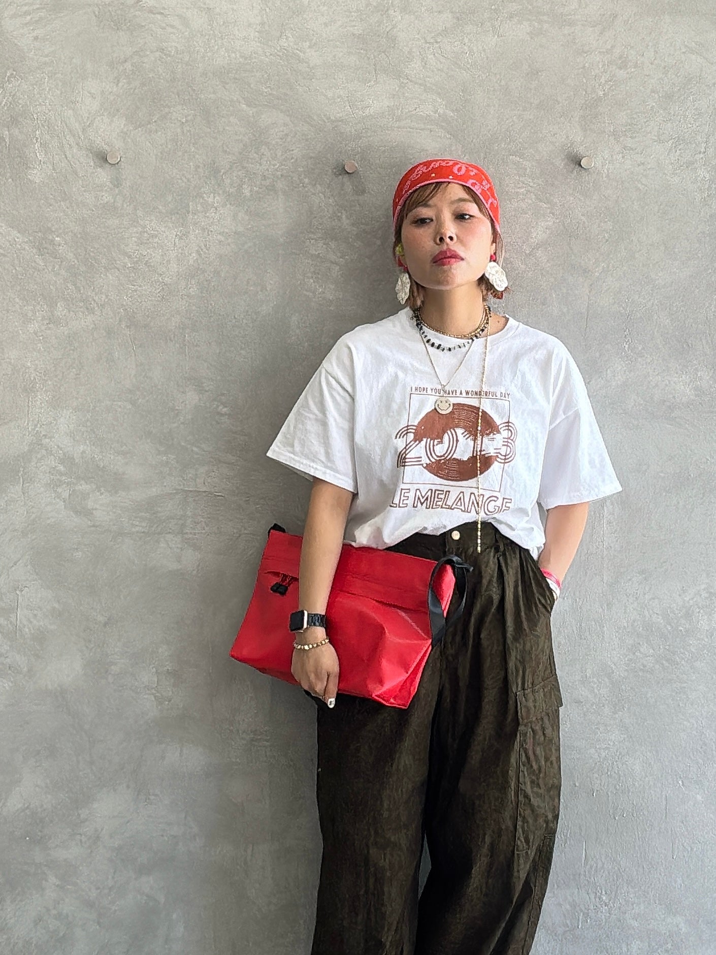 プリントTシャツ／8621008／LE MÉLANGE