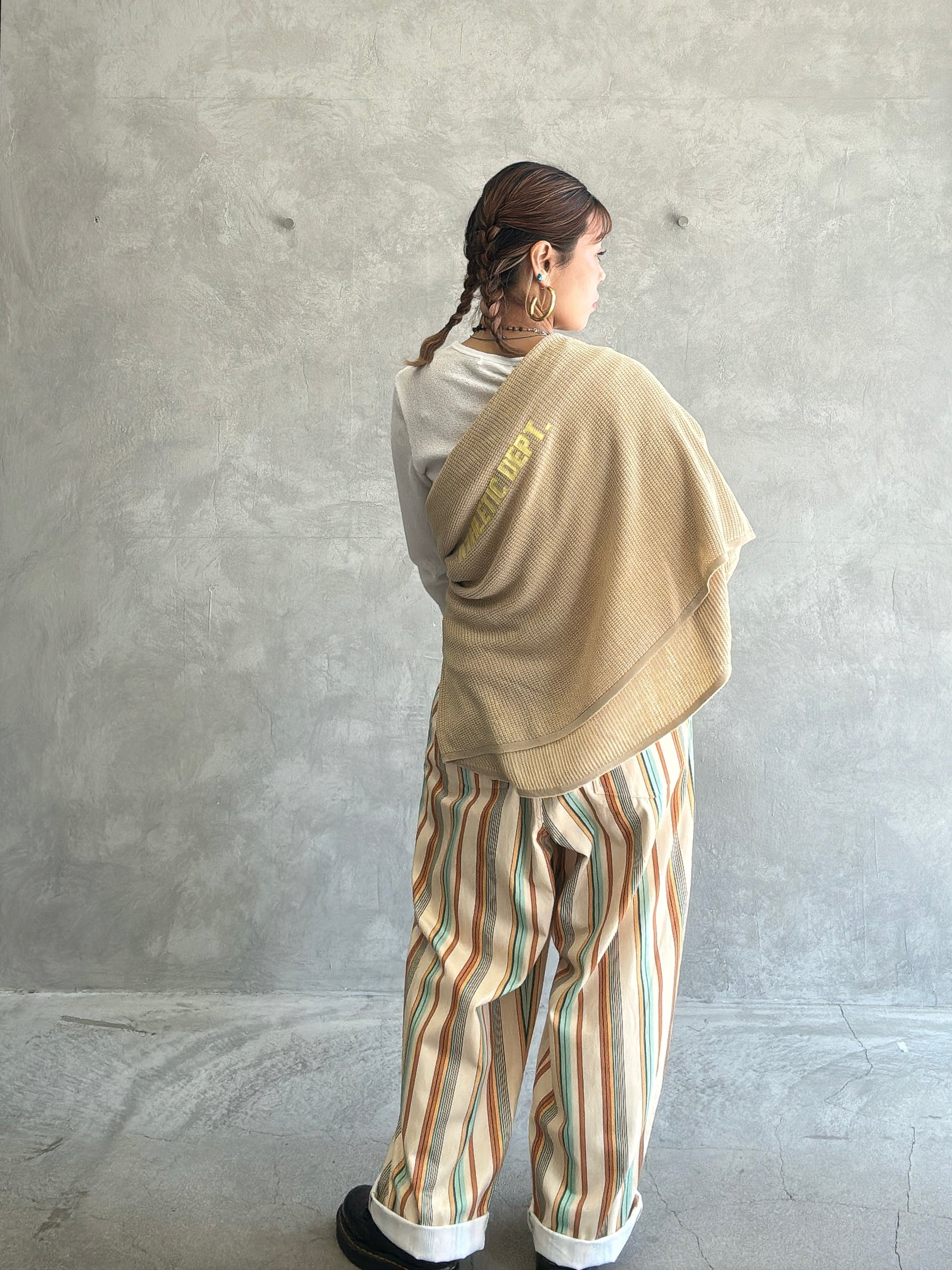 【再入荷】ワッフルドルマンロンT／flamingo firm