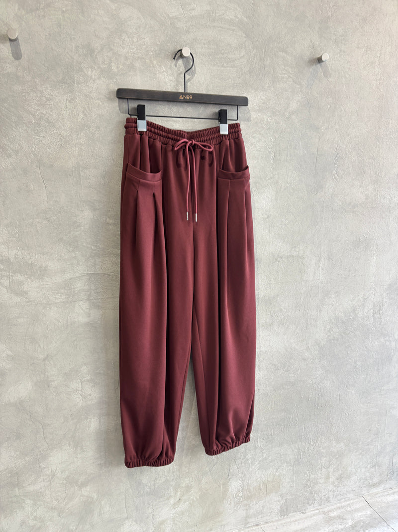 【再入荷】タックポケットジャージジョガーパンツ／CYAN TOKYO