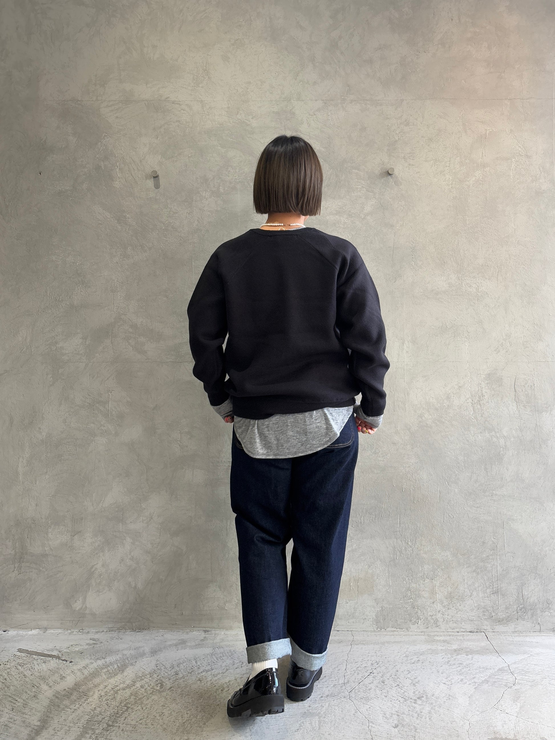 ジャガードロゴニット／ANNA KERRY