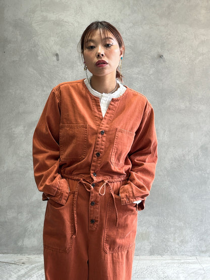 ダブルガーゼノーカラーシャツ／LE MÉLANGE