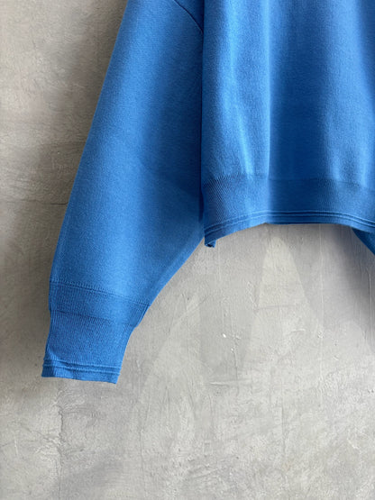 ショート丈ドルマンライクプルオーバーニット／LE MÉLANGE