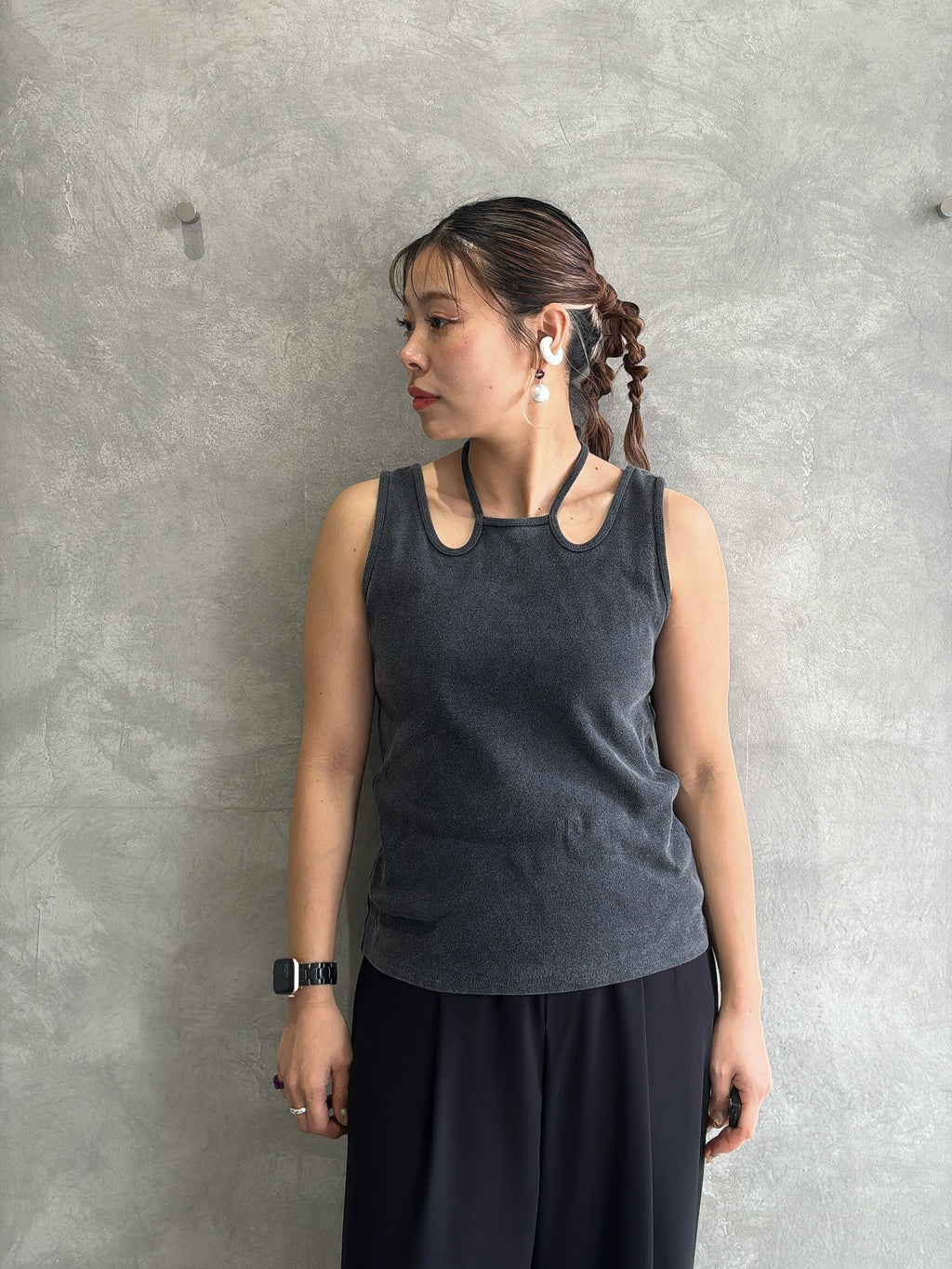 #勝ち確【予約⚡︎販売】ホルターデザインノースリーブ／VERSEAU