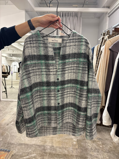 受付終了【予約⚡︎販売】スライバージャージチェック柄カーディガン／#8641104／LE MÉLANGE／2026 AW #1